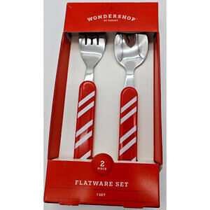 5-pk Wondershop 2-Pc Flatware Set Christmas Holiday Dinner Silverware Fork Spoon